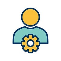 user management vector icon