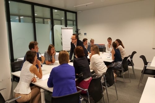 The business model canvas has 50 questions to help you create your initial company strategy