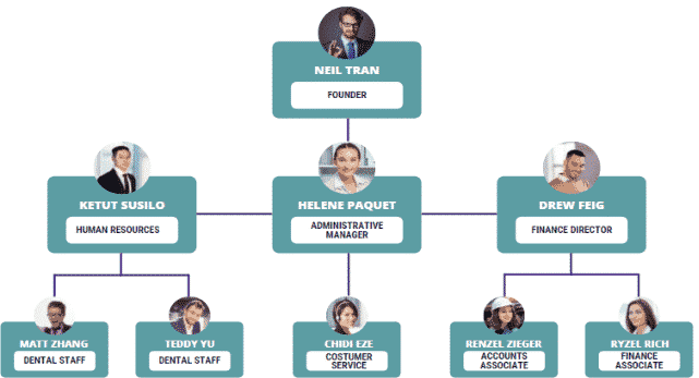 Organogram of Dental Business Plan