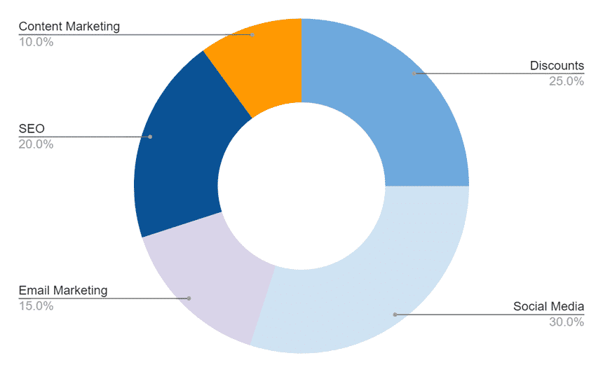 Language School business plan promotional budget