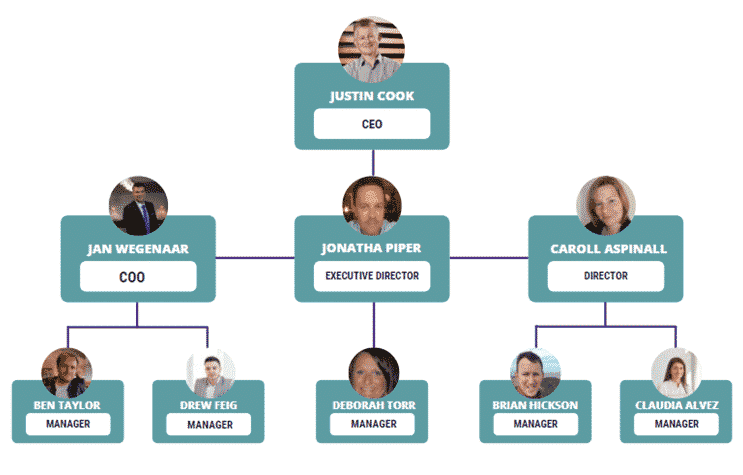 yogurt company business plan organogram