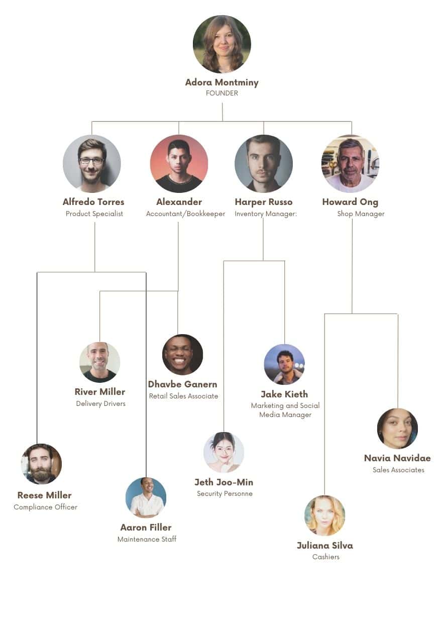 Smoking Shop Organogram