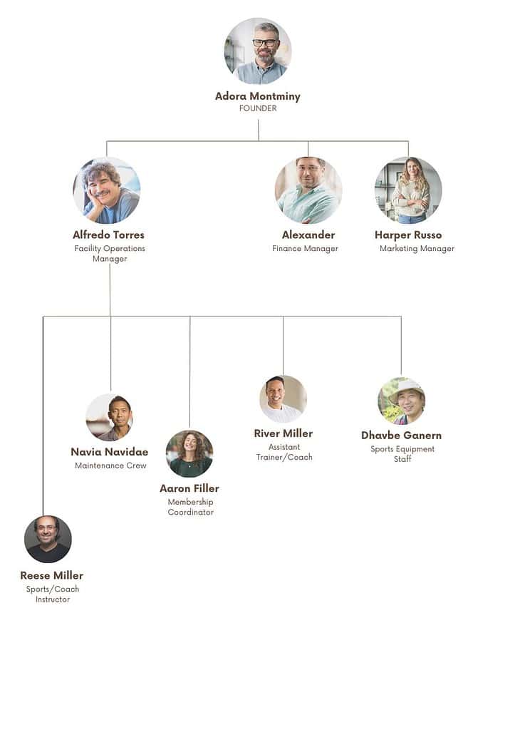 Indoor Sports Complex Organogram 1