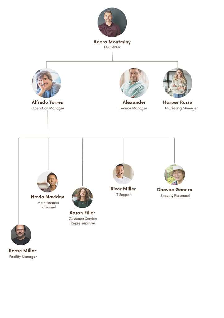 Self Storage Organogram